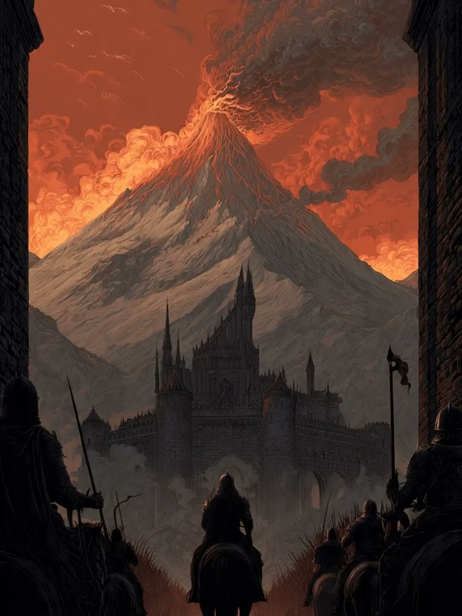 elftasiyim's tweet photo. Dagor Bragollach (F.A. 455) - Ani Alev Savaşı. Morgoth kış gecesi Thangorodrim’den alev nehirleri püskürttü. Ard-galen yandı, adı Anfauglith oldu. Önde Glaurung, arkasında Balrog’lar ve sayısız Ork geldi. Dorthonion düştü. Angrod, Aegnor, Hador ve Gundor öldü. Bëor Hanesi yok oldu. Angband kuşatması kırıldı. Bir yıl sonra Fingolfin Angband kapısında Morgoth’u düelloya çağırdı.
