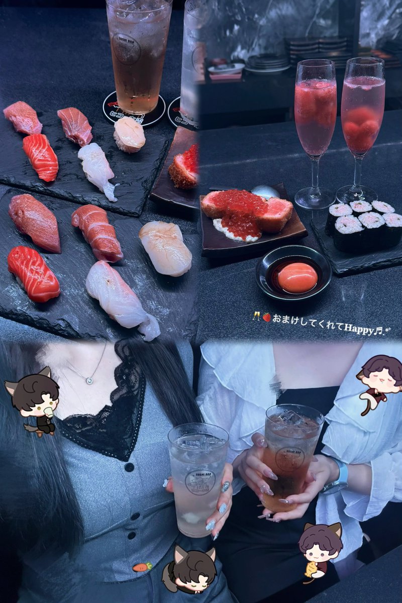 bbshaak's tweet photo. 📍SUSHI BAR ヒコーキ雲☁️️꙳⟡

久々のお寿司🍣
サーモンレアカツ美味すぎてリピートした
退勤後でも会ってくれたのネ申✨ https://t.co/liw6NqgYIY