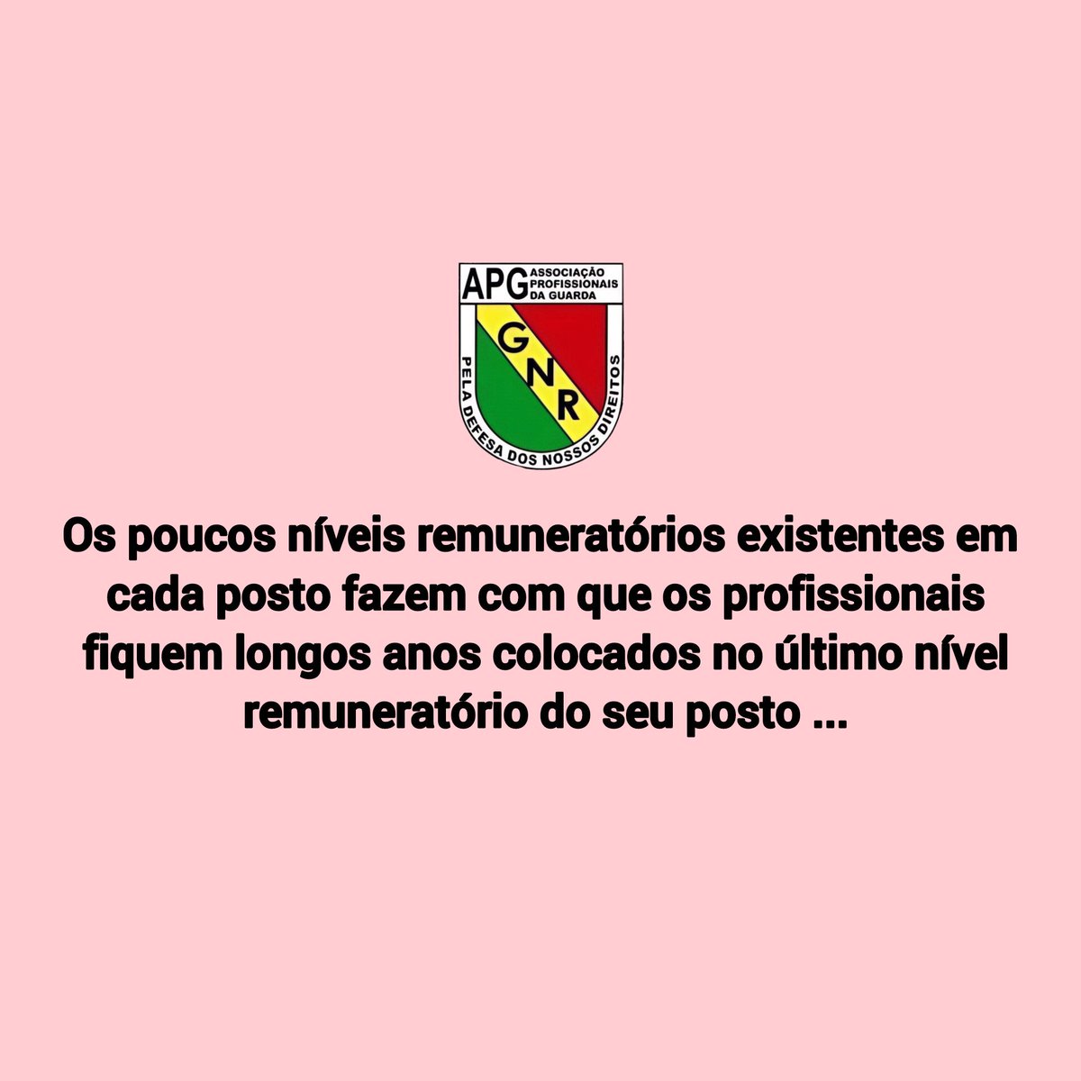 APG_GNR's tweet photo. pela revisão e atualização imediata do Regime Remuneratório 💪 https://t.co/XYZdLXEqVs