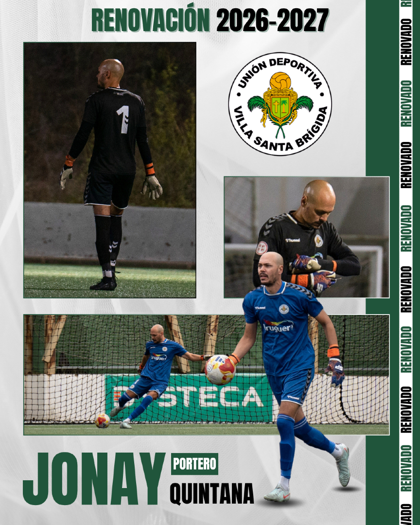 udvsbrigida's tweet photo. 💚 RENOVACIÓN 💚

Jonay Quintana continuará una temporada más en nuestro primer equipo 🧤

Uno de nuestros capitanes seguirá formando parte de nuestro proyecto deportivo, aportando trabajo, experiencia y seguridad bajo palos.

¡Seguimos construyendo! ⚽💪 https://t.co/waSrZtomZj