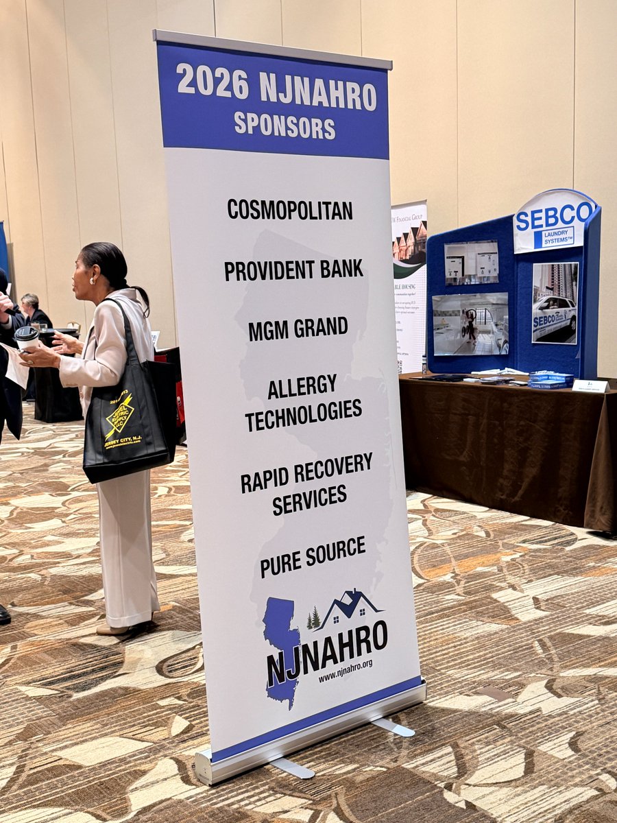 ActiveGuardML's tweet photo. At the 2026 NJNAHRO Spring Conference &amp; Trade Show 2026, we showcased how the ATAHC™ Program is helping affordable housing communities take a smarter, prevention-based approach to pest management.
We appreciated the opportunity to connect with housing leaders from across NJ. https://t.co/qwA4JZbQF1
