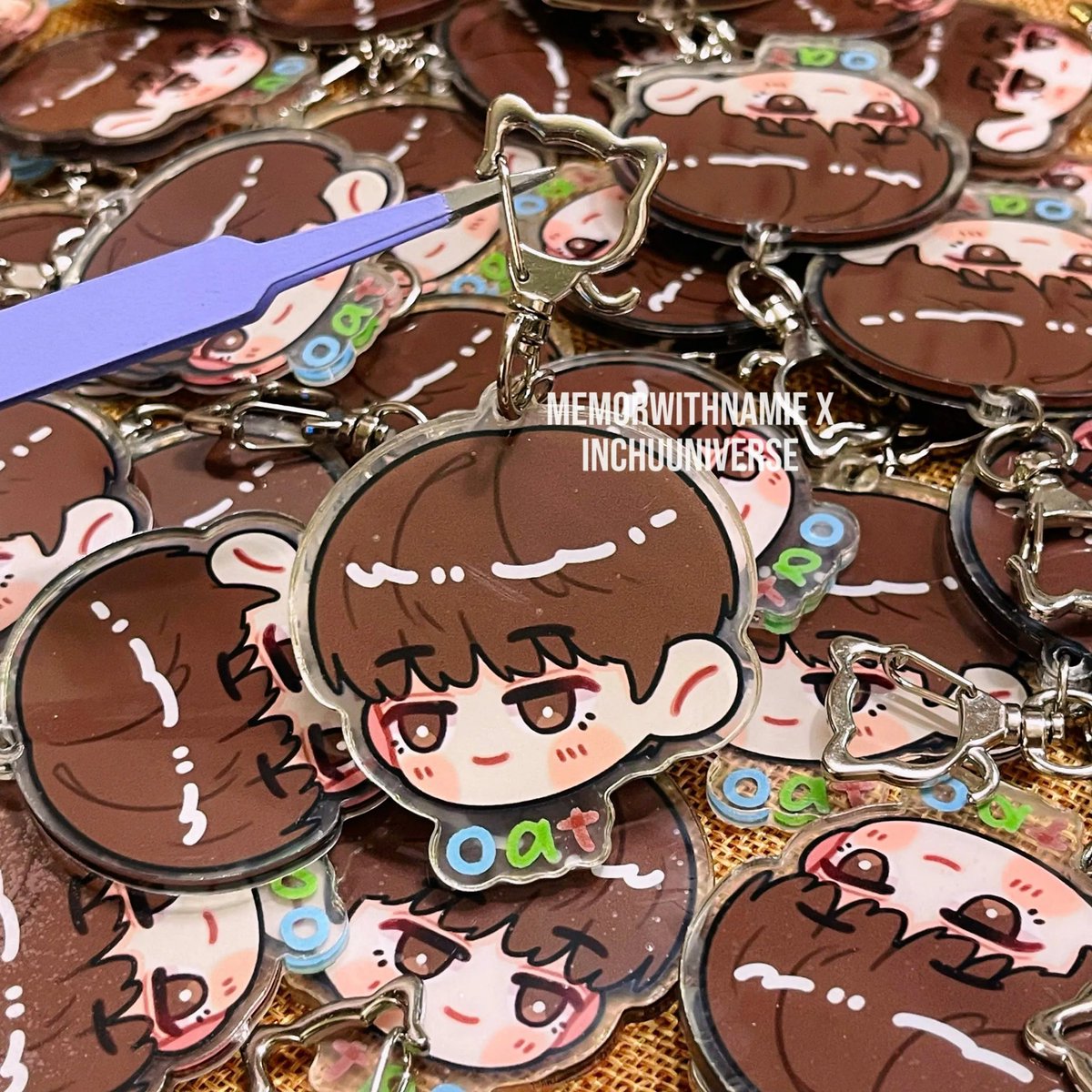 memorwithnamie's tweet photo. Preview of the keyring set >w<

#oattrt #oattrttt
#ngernnn #ทีมเงิน
#NgernOat #RoyalMirageNgernOat https://t.co/TBl9iXDVSG
