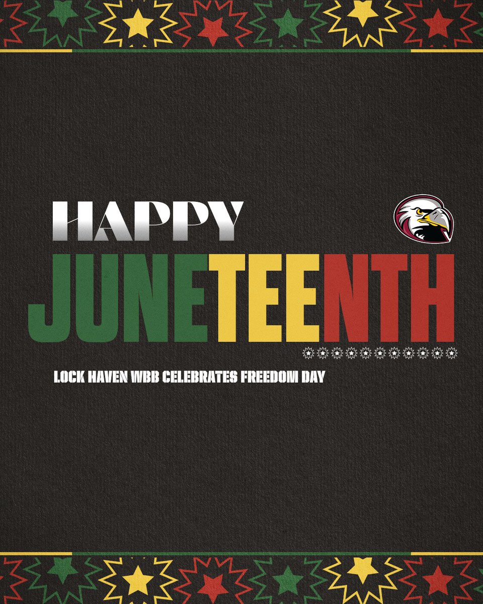 LHUWBB's tweet photo. We Celebrate Freedom Today! 

Happy Juneteenth! https://t.co/XjAm8tVU3O