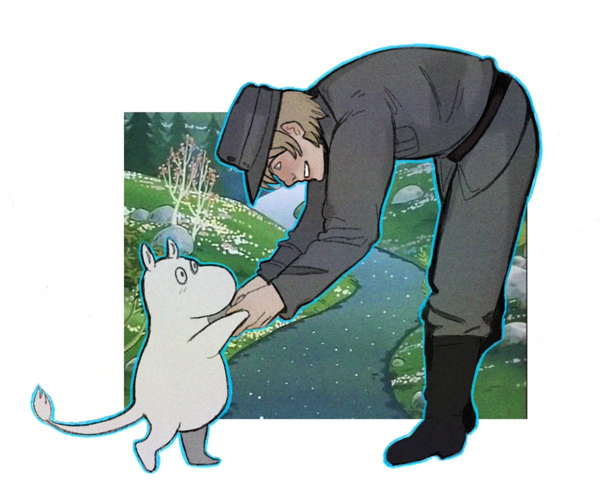 W0hnblumehxx's tweet photo. Pieni ystävä🌱
#hetalia #moomins https://t.co/dirXUmN7mM