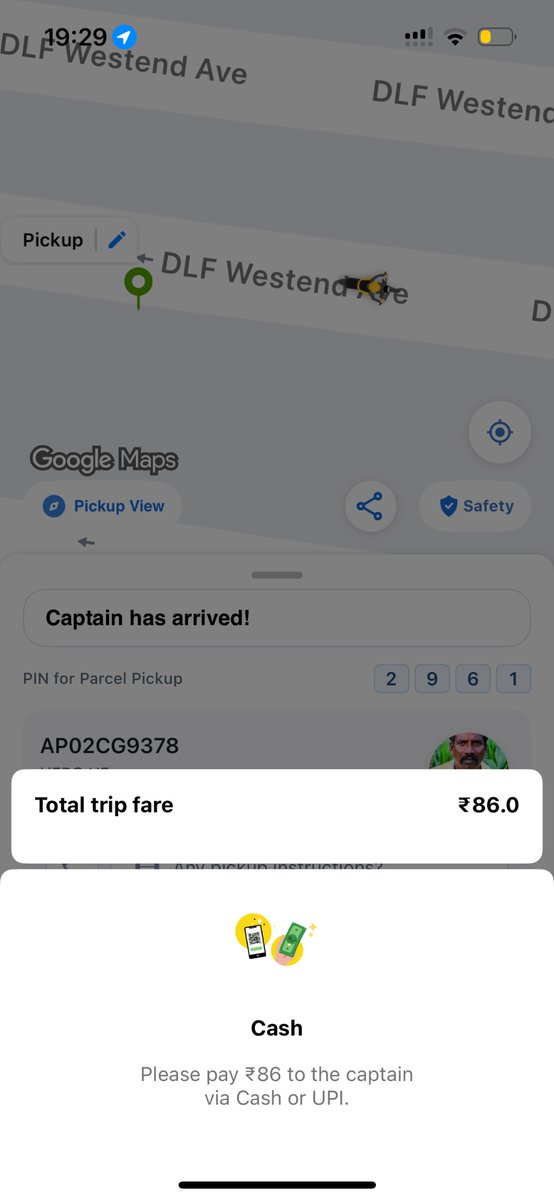 _AnkitKejriwal's tweet photo. @rapidobikeapp your rider is not picking ph, neither coming to pick the order. I am unable to cancel the ride as it’s stuck on this screen. https://t.co/JXOp6wB2ta