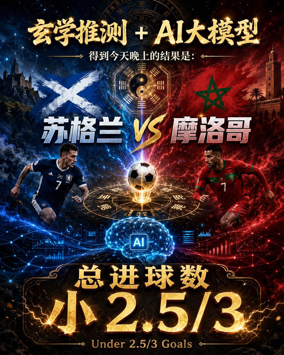 flyWholeworld's tweet photo. 2️⃣苏格兰vs摩洛哥。这一场还是看好摩洛哥更多一些(摩洛哥胜)，不过不会出现大比分。我会更看好小2.5/3。很有可能出现平局1-1。0-1 0-2这种比分。 https://t.co/aRHkmfxvBt