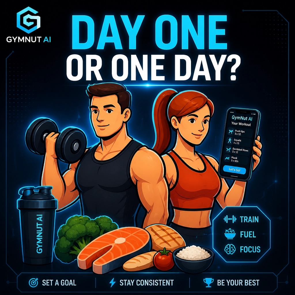 Komakon_LLC's tweet photo. Stop waiting for "one day": make today Day One! 🚀 Scaling from zero to hero is tough, but GymNut AI makes it effortless. Our adaptive tracks guide you every step. Start for FREE today! ✨
For more info: https://t.co/svrDEhdvwT
#GymNutAI #Fitness #DayOne #AICoach https://t.co/UTo5bvi3Ii