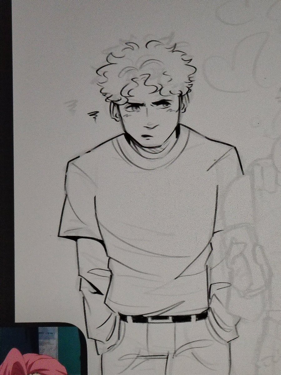 feffle's tweet photo. drawing teen joe and feeling very maternal towards him. like that's baby https://t.co/6deWLzutZy