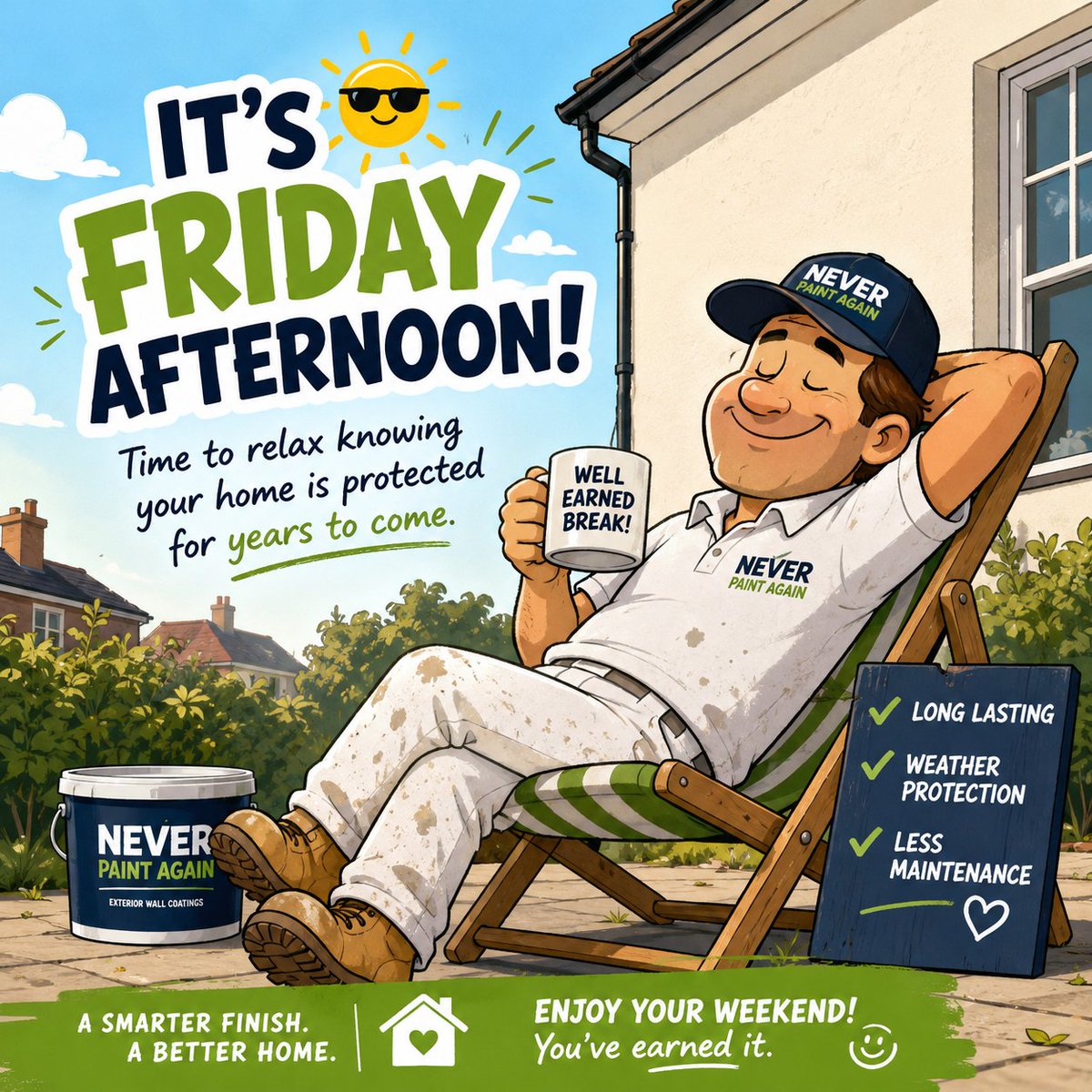 Neverpaintagain's tweet photo. The Never Paint Again team wish you a happy weekend https://t.co/OAyDLNjqQg