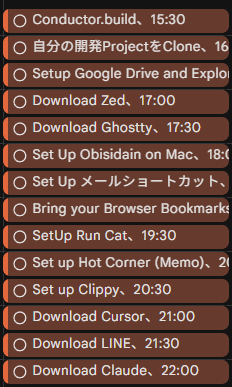 dino_solodev's tweet photo. そろそろMacBookを購入して近々届くので、現在使用しているWindows PCからの移行アイテムや、Macでしか使えないツールのダウンロードを早く完遂させたくてうずうずしてる()
#GoogleCalendar #個人開発 https://t.co/Ha9kAL5wHW