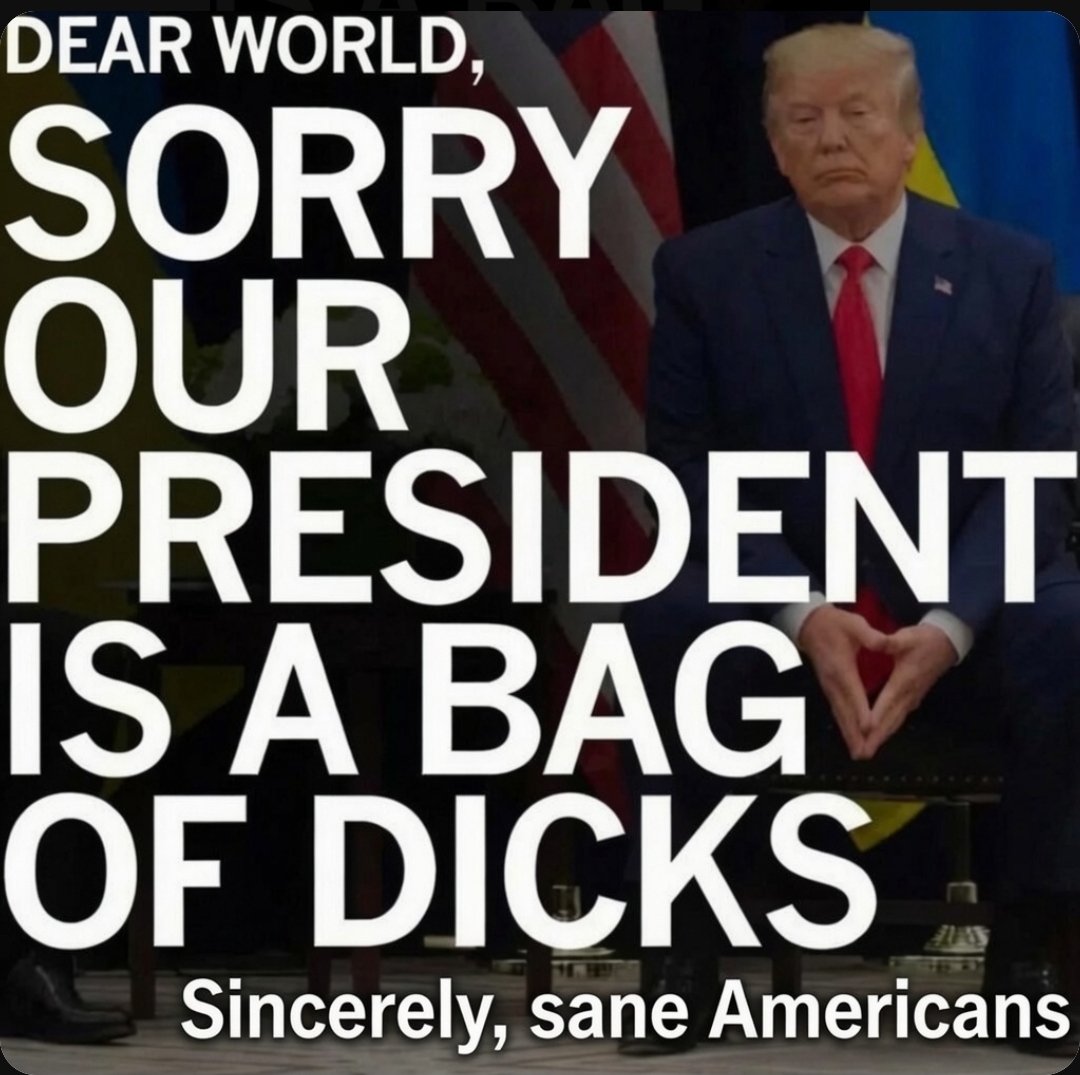 SirDuke64052381's tweet photo. @Antonio_Tajani Apologies sir! #TrumpIsUnfitForOffice #TrumpisaNationalDisgrace https://t.co/3z3z8859Re