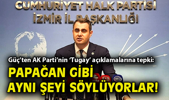 oncusehir's tweet photo. Güç’ten AK Parti’nin ’Tugay’ açıklamalarına tepki: Papağan gibi aynı şeyi söylüyorlar! https://t.co/cxOh6IfOeT @GucCagatay https://t.co/nT6pnVftLb