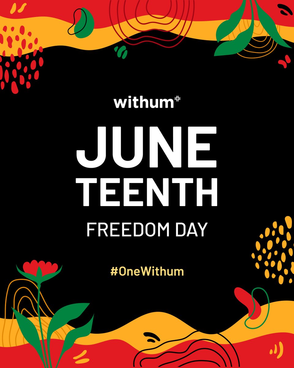 WithumCPA's tweet photo. Withum is proud to recognize and honor #Juneteenth, a day that invites us to reflect on our nation’s history while also considering how progress continues to take shape today. 

#OneWithum https://t.co/eGqz8F6LYc