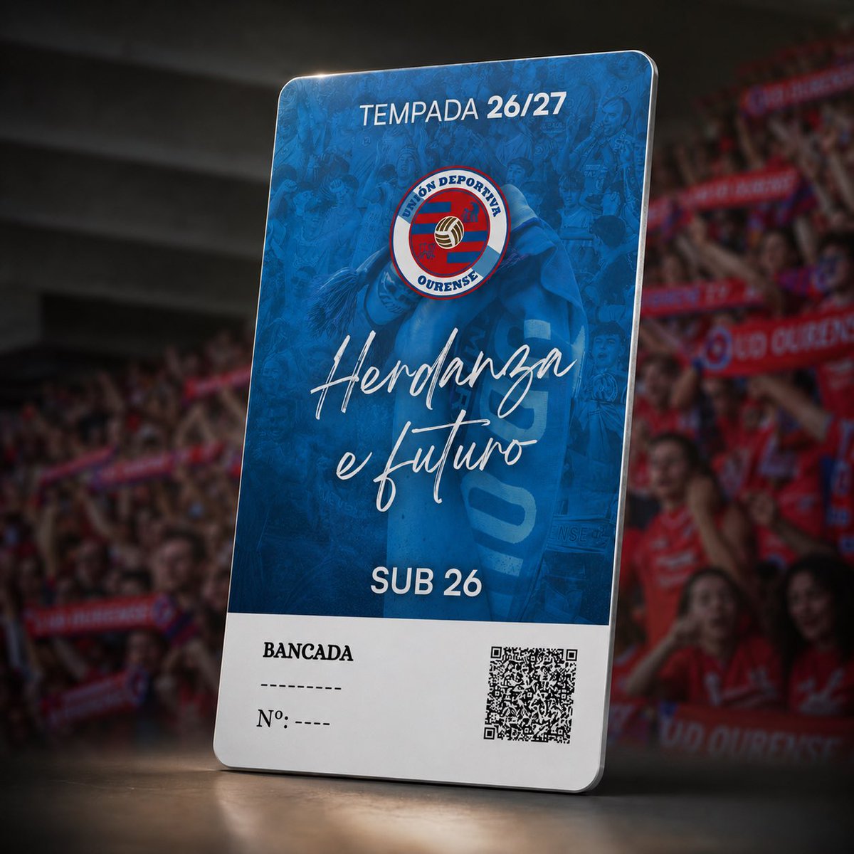 UDOurense2014's tweet photo. 🔵 𝗔𝗕𝗢𝗡𝗢 𝗦𝗨𝗕 𝟮𝟲

 Xuventude, pulo e ganas de empurrar ao equipo en cada partido.

•Renovacións: Tribuna 110€ | Preferencia 65€
•Novas altas: Tribuna 120€ | Preferencia 75€ | Fondo 60€

De 16 a 25 anos. https://t.co/MRxPfssgX0