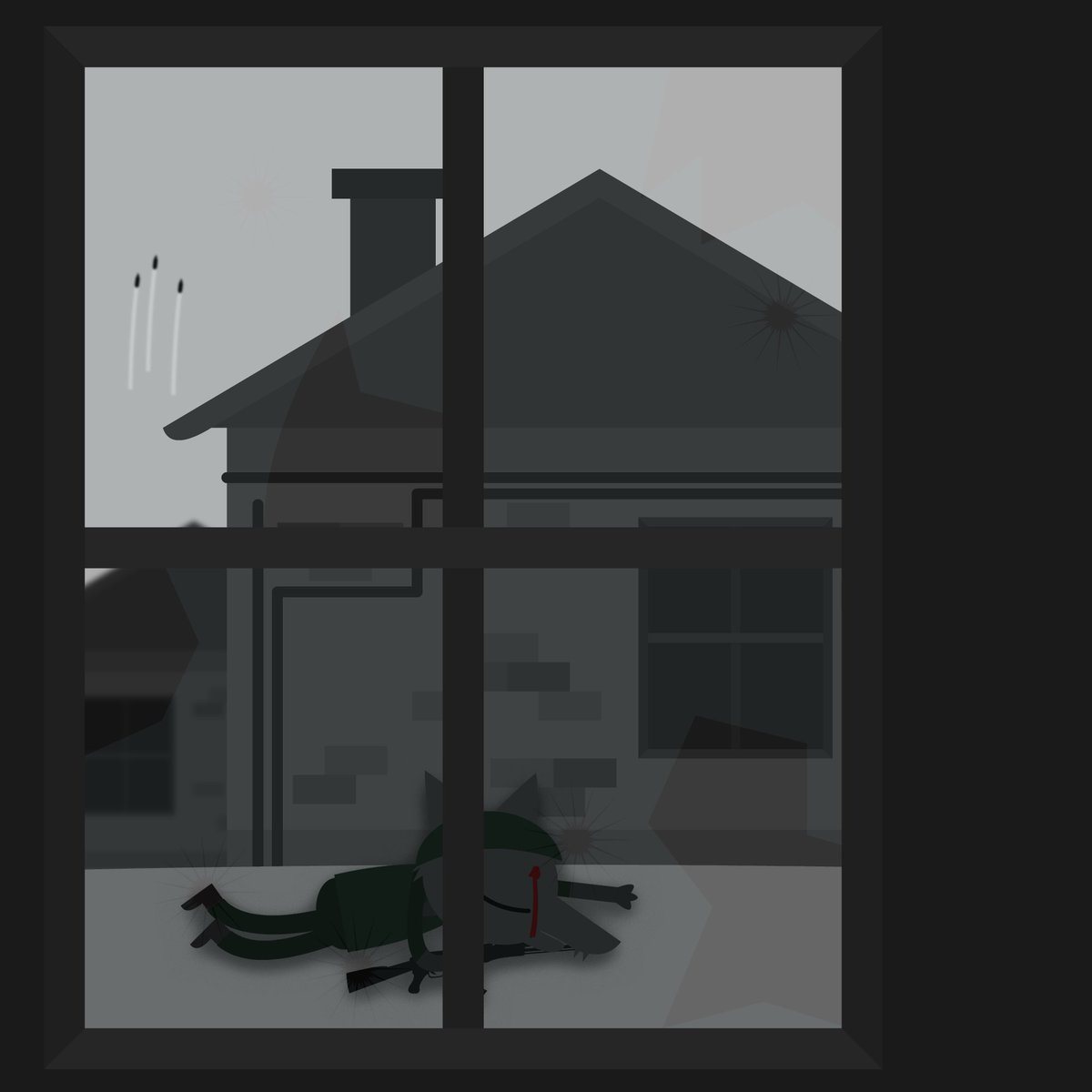 ruby_clock's tweet photo. #NITW #nightinthewoods #Fiction #WritingCommunity #Story #PTSD #VeteranStories #WarTrauma #MentalHealt
The first part of the story will be published on Sunday.
For now, here's an excerpt:
After three weeks of preparation, which knocked all the crap out of us, we ended up... In a nice-looking village... We came out and the commander told us to hold the line until the next time...
We sat down where we were told and started waiting... And then...
One of our guys drops dead, then the second. Everyone falls to the ground, some run into some houses, someone huddled in a corner and started crying... But I was the second one.
We heard a shot every 5 seconds. We realized it was snipers.
After about a minute...
Silence...