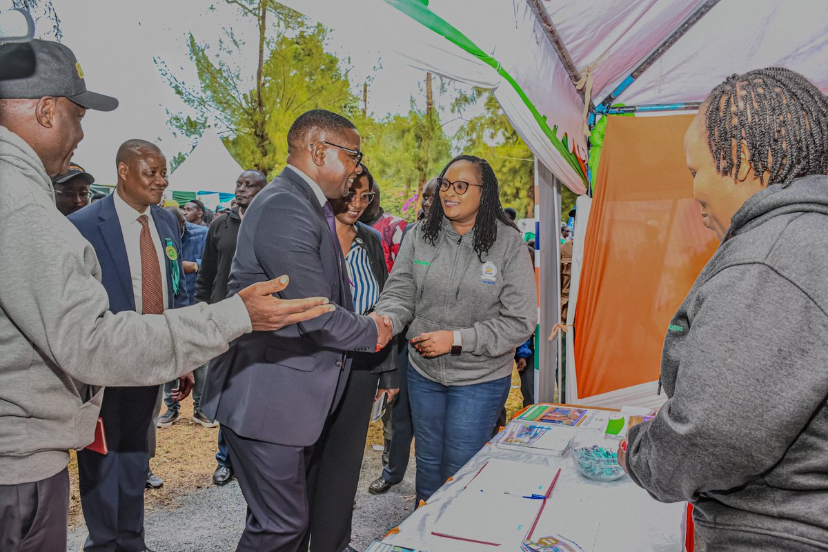 CoopVarsityKE's tweet photo. Today, we were honoured to host H.E. Hon. @GvnIsaacMutuma, Governor of the County Government of Meru, during the ongoing ASK Meru National Show 2026 at Gitoro Show Ground. Governor Hon. @GvnIsaacMutuma highlighted the strategic partnership with @CoopVarsityKE, which is aimed at boosting the County's vibrant co-operative movement.

Our Marketing Team stressed the University's critical role in reviving, professionalizing, and providing co-operative education, training, and innovation that pave the way for productivity, profitability, and sustainability of the co-operative movement in Meru County, Kenya, and beyond.
#CUKatMeruNationalShow #EmpoweringCommunities
| @benchitunga | @vc_cuk | @Prof_IKNyamongo | @ckmburugu | @njogujames | @This_Ngangi |
