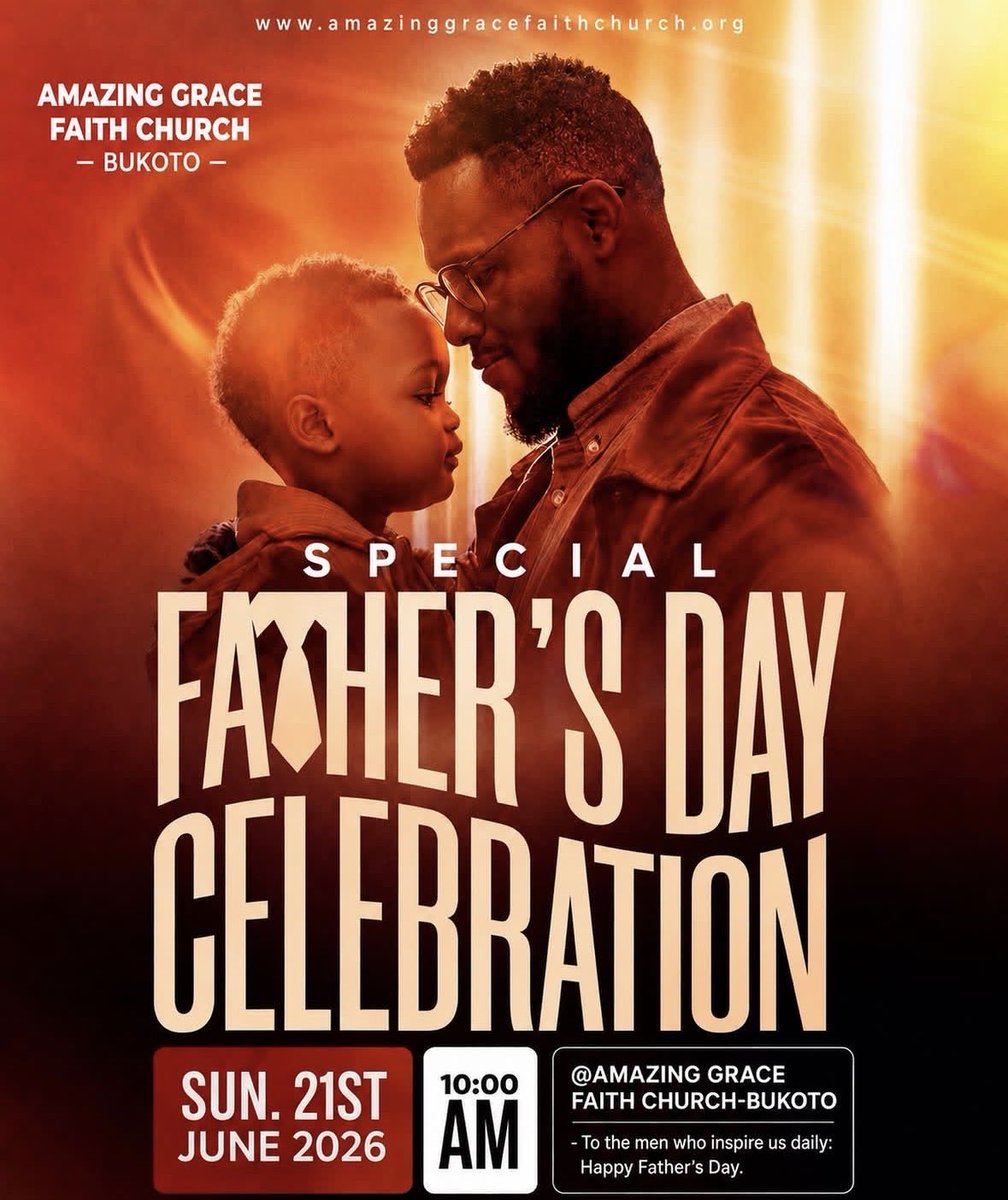 Amazing_GraceCh's tweet photo. Join us this Sunday for an awesome Father's Day service. 

See you in both services at 7:30am and 10:00am. Be blessed! https://t.co/Bjcv0Dr1Ib