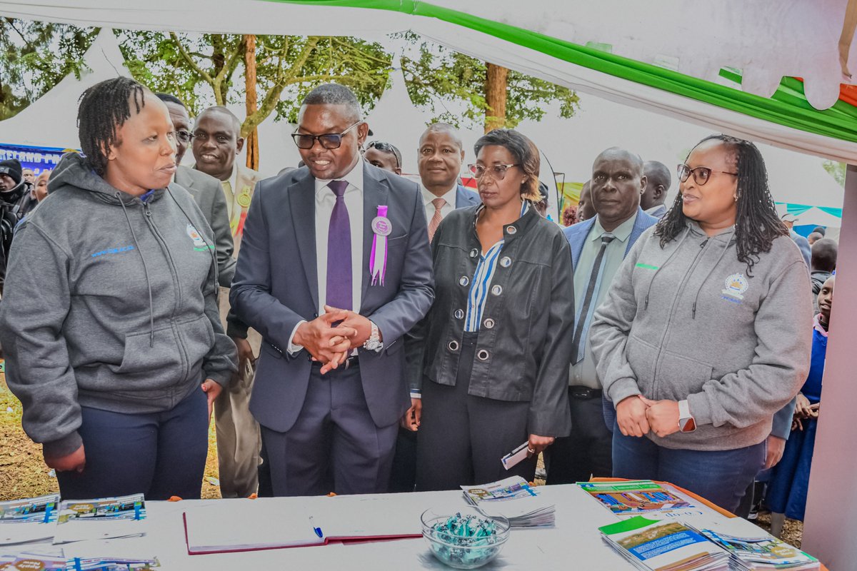 CoopVarsityKE's tweet photo. Today, we were honoured to host H.E. Hon. @GvnIsaacMutuma, Governor of the County Government of Meru, during the ongoing ASK Meru National Show 2026 at Gitoro Show Ground. Governor Hon. @GvnIsaacMutuma highlighted the strategic partnership with @CoopVarsityKE, which is aimed at boosting the County's vibrant co-operative movement.

Our Marketing Team stressed the University's critical role in reviving, professionalizing, and providing co-operative education, training, and innovation that pave the way for productivity, profitability, and sustainability of the co-operative movement in Meru County, Kenya, and beyond.
#CUKatMeruNationalShow #EmpoweringCommunities
| @benchitunga | @vc_cuk | @Prof_IKNyamongo | @ckmburugu | @njogujames | @This_Ngangi |