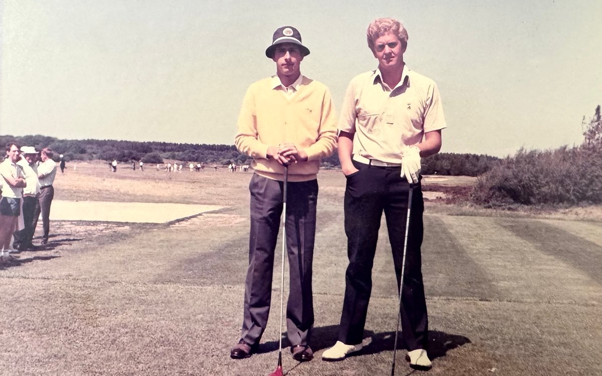 cookiejargolf's tweet photo. The 1984 Amateur Championship final - Monty vs Olazabal at @FormbyGolfClub

Would pay good change to go back and watch these two do battle on the links. https://t.co/eXK85ubB66