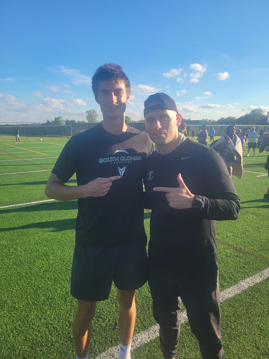 B_Cunningham16's tweet photo. Had a great time yesterday at @TUDragonFB camp! Had a great conversation with @McKeownDB 

@Coach_ZBlair @TUDragonFB 
@SOHighFootball https://t.co/zesY3QP1DB