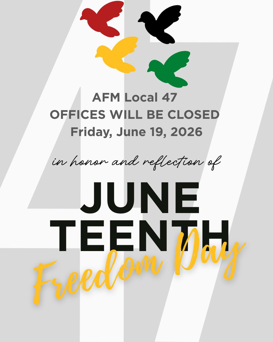 AFM Local 47 tweet media