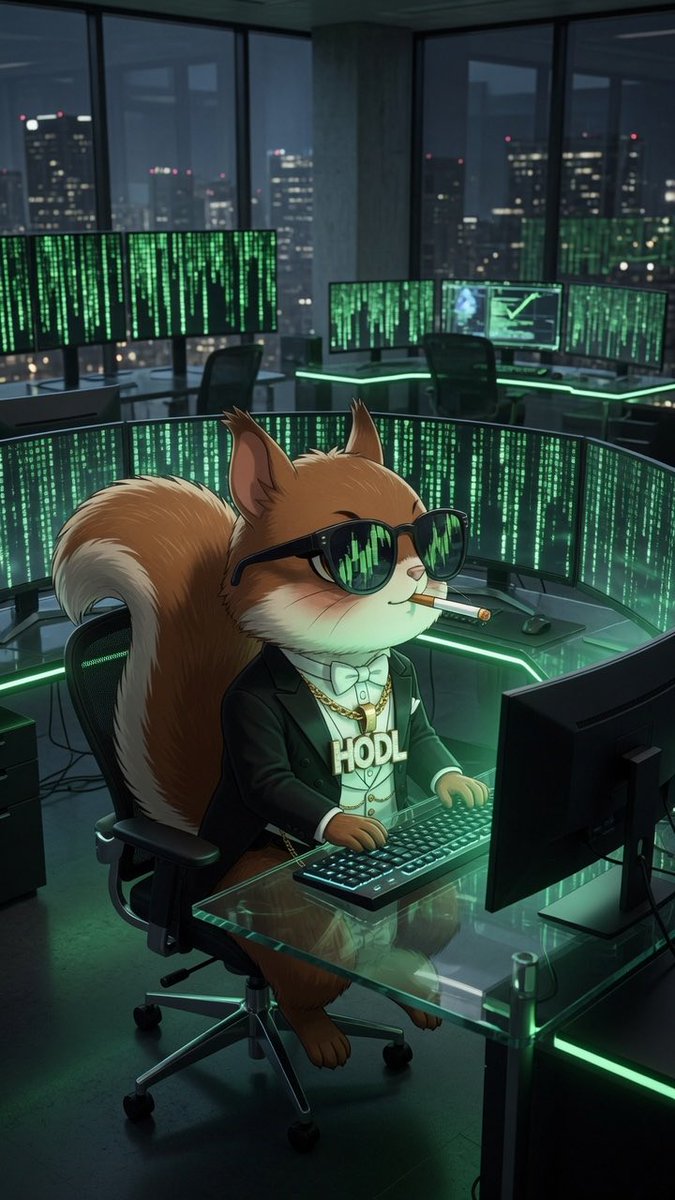Squirreldoge's tweet photo. $squirrel back to work! Time for the Heist! https://t.co/YaFAbcDOQV