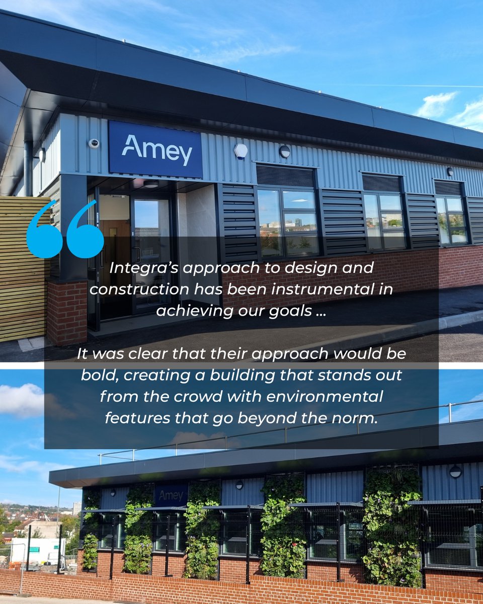 IntegraBuild's tweet photo. A project we're proud to look back on.

Delivered for Amey, Olive Grove Depot in Sheffield went on to win the Achieving Net Zero in a Project award at the 2026 MMC Awards.

As Amey said: "Integra's approach to design and construction has been instrumental in achieving our goals." https://t.co/0qx4CtMjPW