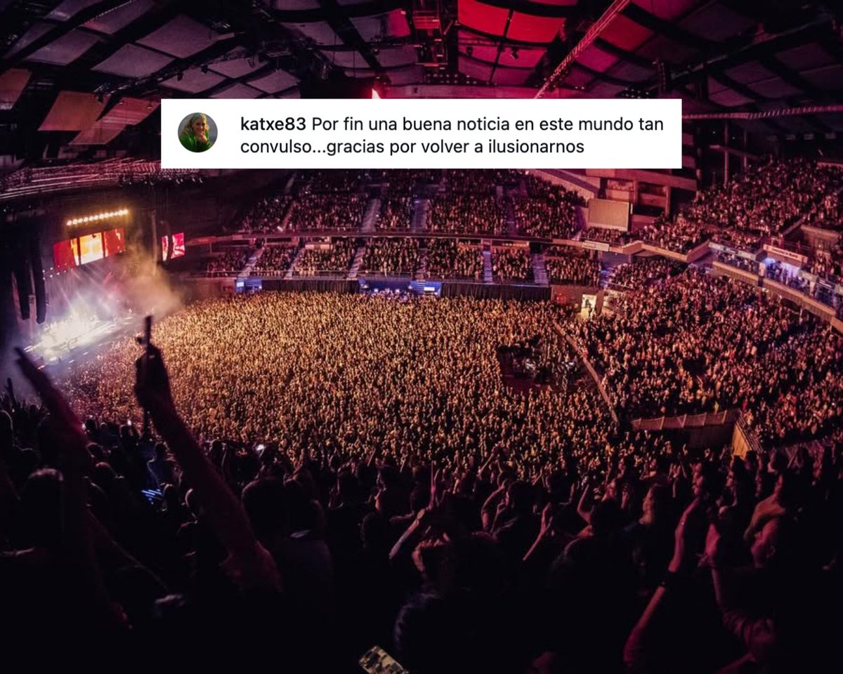 vetustamorla's tweet photo. Gracias por el cariño con el que habéis acogido la gira. Ganas de volver a veros, Valientes ❤️ https://t.co/cXnHO2mP5n