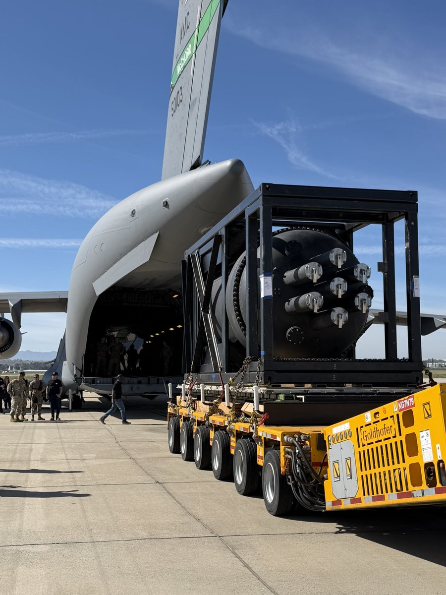 isaiah_p_taylor's tweet photo. @NASAAdmin Thank you Mr. Administrator! Valar Atomics will inevitably put reactors in orbit and on other celestial bodies. The reactor we turned on today was built to parameters which will make it easily adaptable into a Starship bay.

American dominance in space and nuclear is important https://t.co/GjWy9RKuuT