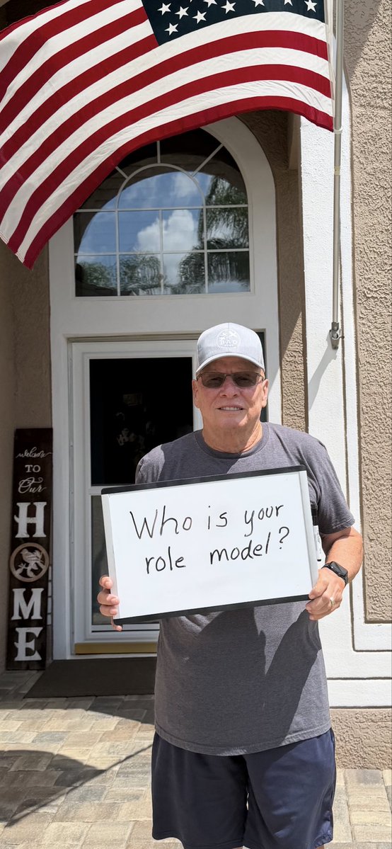 JackLTilley1's tweet photo. WHO IS YOUR ROLE MODEL?
That's the question on my whiteboard this week. 

Drop their name below. Let's honor some good people today.

#Leadership #RoleModel #ServantLeadership #Mentorship #PayItForward #ArmyValues #LeadByExample #WhoShapedYou https://t.co/ybicHW27Hd