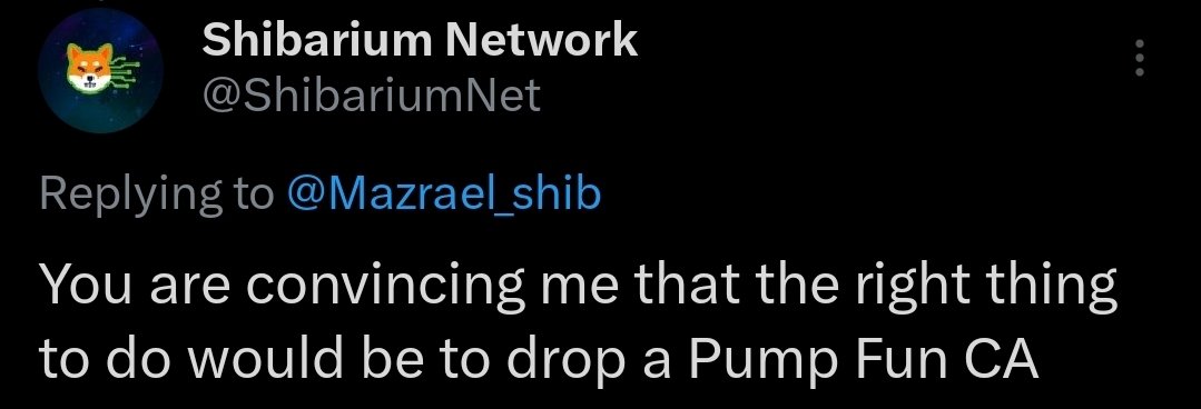 Mazrael_shib's tweet photo. You have not made shibarium. You have kept the account silent and requested fees for updates of our chain to be posted on our account.

ShibIO made shibarium. Shibarmy uses it. 

You have not made the MV. You have not made playwithshib. You have not made TheShib. 

You haven't really made anything. Other than copy pasta posts being sent to you and drain ecosystem and push og cabal plays.