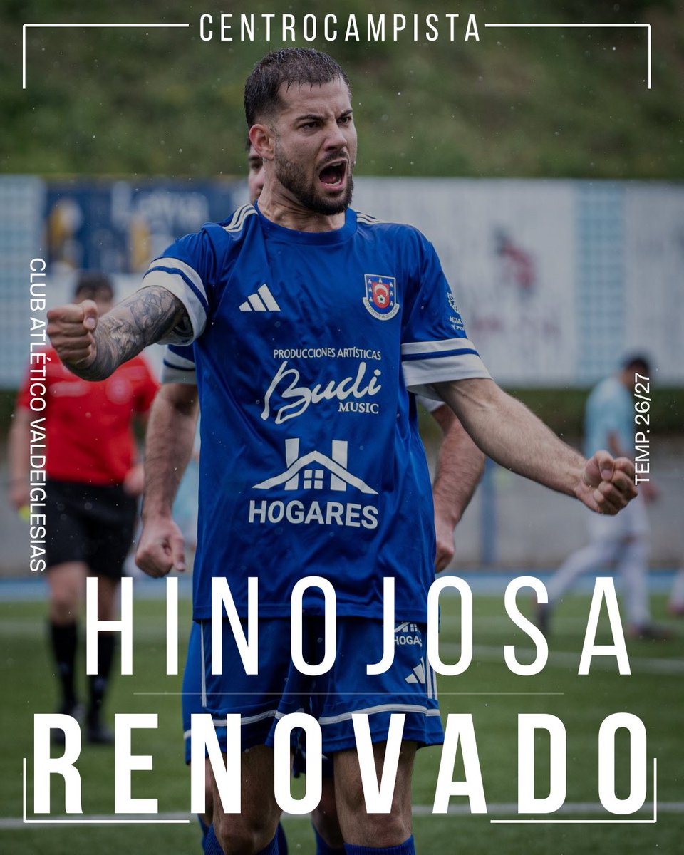 ATVALDE's tweet photo. 🔵𝗖𝗢𝗠𝗨𝗡𝗜𝗖𝗔𝗗𝗢 𝗢𝗙𝗜𝗖𝗜𝗔𝗟

El Club informa que ha alcanzado un acuerdo con 𝑯𝑰𝑵𝑶𝑱𝑶𝑺𝑨 para la renovación.

Seguimos construyendo historia juntos. 💙🤍

#forzavalde https://t.co/GamufZwEhH