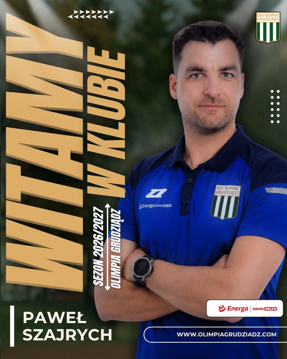 PomorskaPK's tweet photo. Paweł Szajrych opuszcza stanowisko szkoleniowca Pomezanii Malbork. Został asystentem trenera w II-Ligowej Olimpii Grudziądz. Powodzenia! https://t.co/4hqp63PK5Y