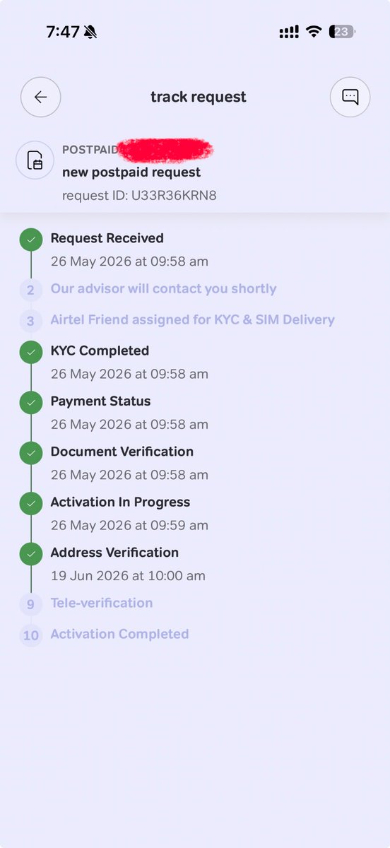 VaRanjith's tweet photo. Hi @airtelindia @Airtel_Presence I want you to cancel this request. U33R36KRN8. Reason => one of your executes fucked up the port process. I gave two numbers, one primary to be ported and second as alternative. That idiot ported the alternative with the main number. https://t.co/ncwiPQeD9j