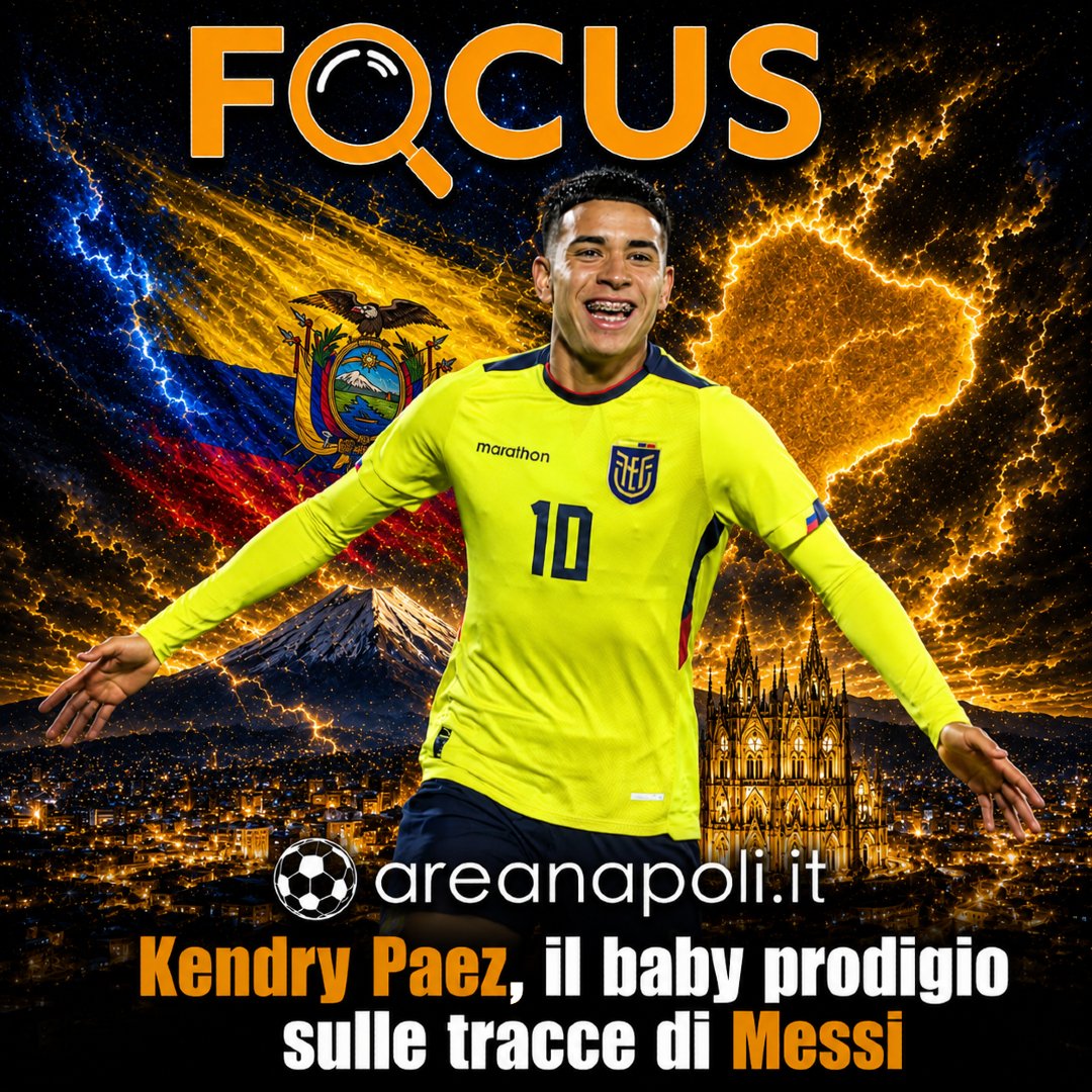 areanapoliit's tweet photo. 📝 Segnatevi questo nome: Kendry #Paez.

 Il match analyst Alessandro #DAria (@alematchanalyst) non fatica a definirlo un "prodigio", perché da giovanissimo ha iniziato a farsi strada nella sua Nazionale maggiore, l'#Ecuador.

Il giornalista ed esperto di tattica ne ha parlato su #AreaNapoli in un focus dettagliato, descrivendo le caratteristiche e le prospettive di questo ragazzo cresciuto ammirando Leo #Messi e sognando a lungo il Mondiale che oggi sta vivendo da protagonista con la maglia numero 10 sulle spalle.

LEGGI QUI 🔎 https://t.co/34e5O8Aaal