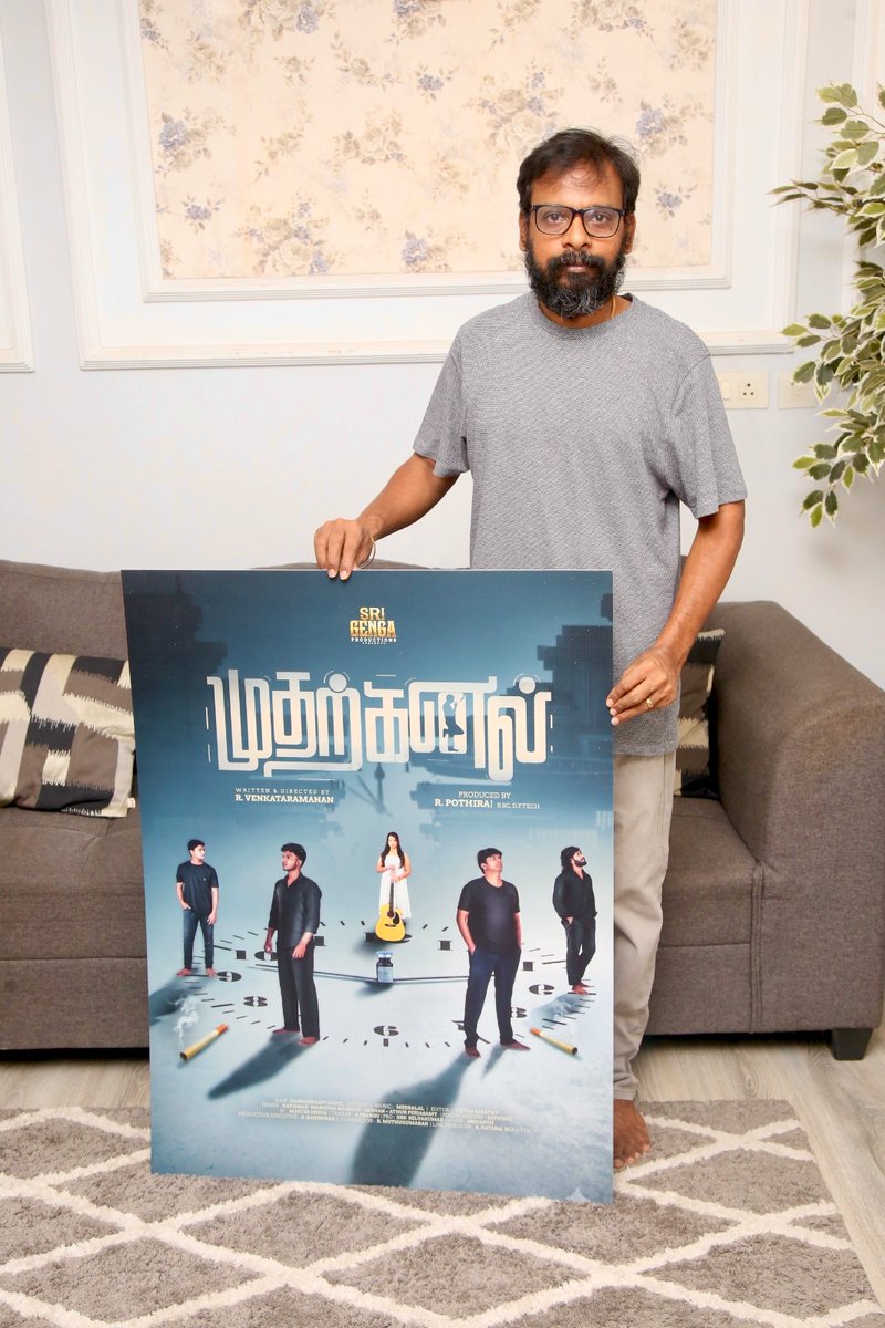 gengaproduction's tweet photo. We thank Director Mr. Raju Murugan for releasing the '2nd Look' of our film #Mudharkanal         @Dir_Rajumurugan   @justashwinn @venkatfilm @KskSelvaKumaar  @muthu_direct10 https://t.co/NfLwimIRUi