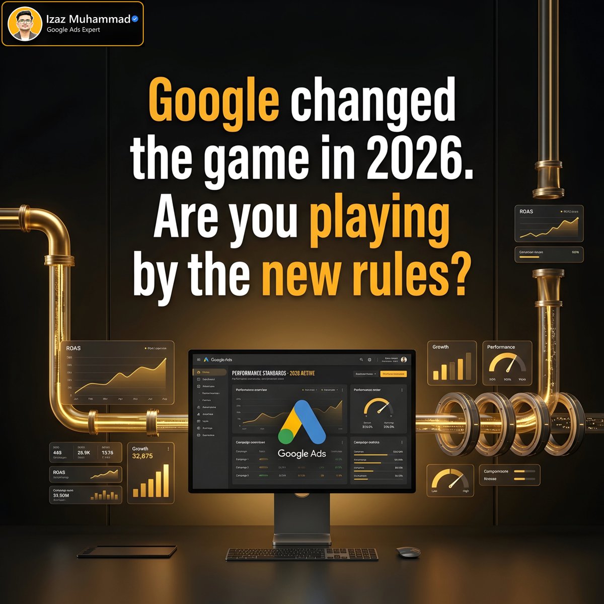 izazgoogleads's tweet photo. Google Ads in 2026 is not Google Ads in 2023.
The platform evolves fast and advertisers who adapt early get the best results at the lowest costs
I track every update so my clients don't have to.
.
.
.
.
#GoogleAds2026 #PPCUpdates #IzazDigital #DigitalMarketing https://t.co/BiPYkSFFBw