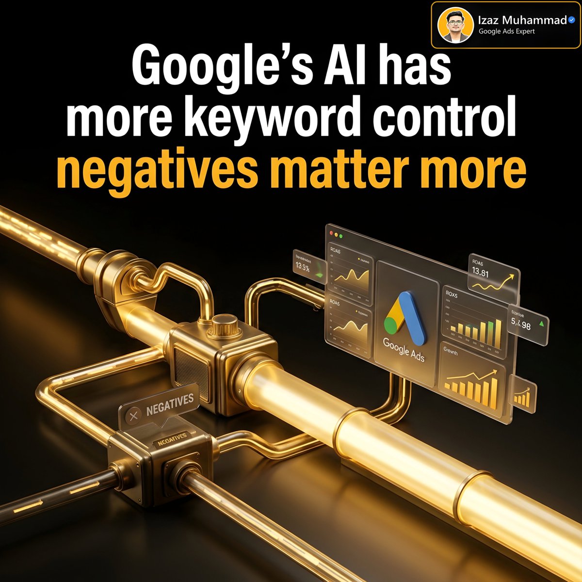 izazgoogleads's tweet photo. Google Ads in 2026 is not Google Ads in 2023.
The platform evolves fast and advertisers who adapt early get the best results at the lowest costs
I track every update so my clients don't have to.
.
.
.
.
#GoogleAds2026 #PPCUpdates #IzazDigital #DigitalMarketing https://t.co/BiPYkSFFBw