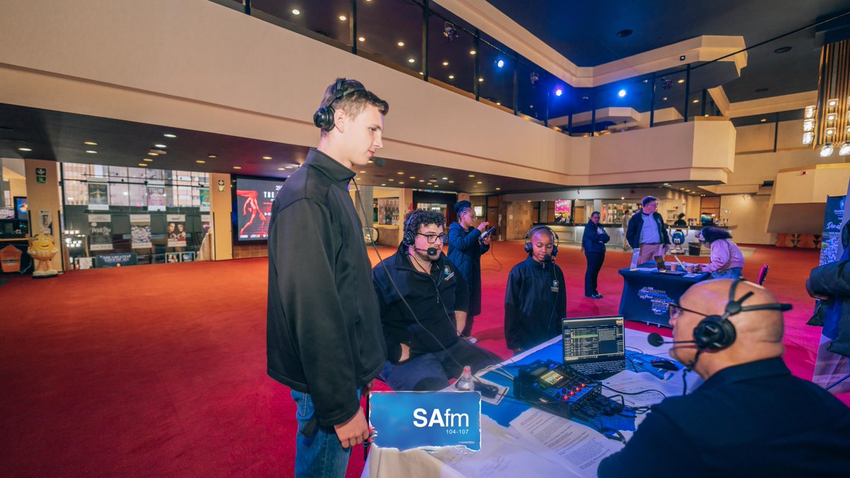 SAfmRadio's tweet photo. [ON AIR] We speak to @DBC Head of Choral Affairs Jacques Linde and Choristers Matthew Joubert and Phako Mongwatietsi on the school’s musical diversity and offering on #TheNationalPulse with @AshrafGarda https://t.co/tOh6AzTeBJ