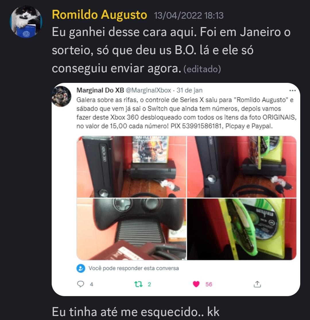 felipeluss12's tweet photo. @Lord_PSMG https://t.co/p9NiGuung9  Inclusive essse é o post da epoca do sorteio. E nessas imagens o post do vencedor e a imagem do controle que ele recebeu , Rage critico tambem fez o video ( Sem me dar os creditos e dizendo que foi ele que conseguiu as provas , Mas foi eu que mostrei 1°) https://t.co/0CmqH7iUW3