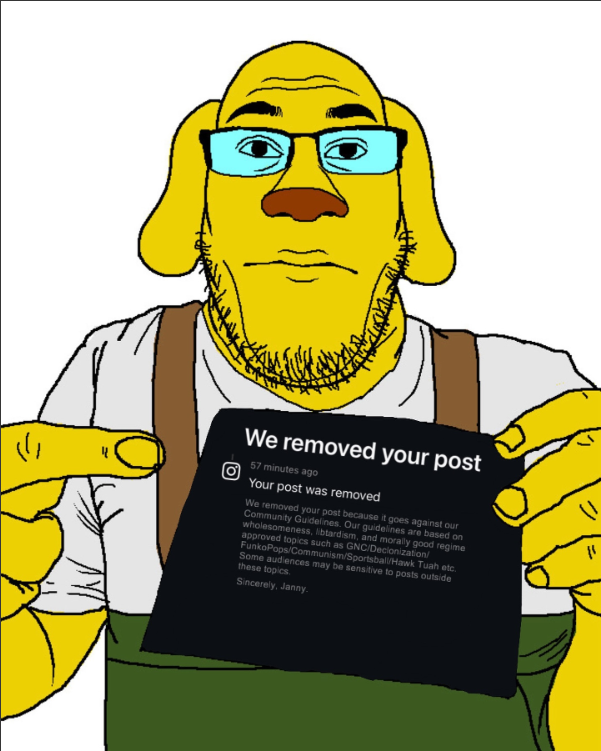 ApexImperialist's tweet photo. @reddit_lies "That poll is MAGA propaganda; BANNED!" https://t.co/LjOcqZ99ge