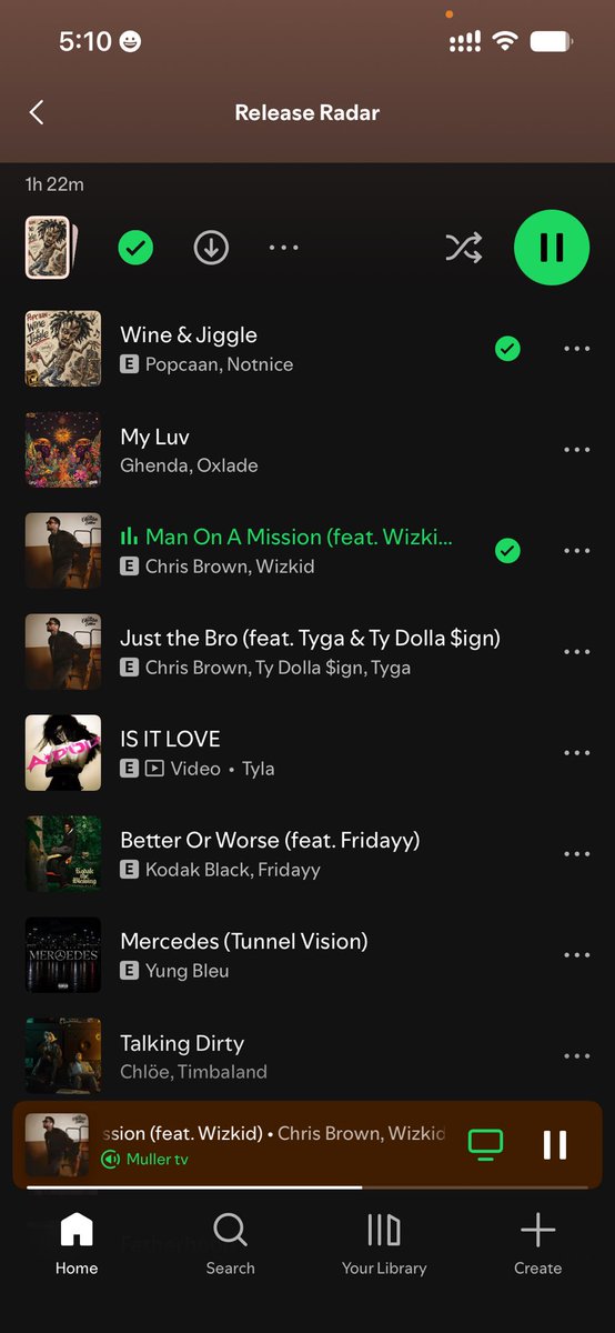 iam_Naboth's tweet photo. Today’s Release Radar playlist came with serious 🔥 @Spotify knew exactly what they were cooking https://t.co/KG4ZeghtQB