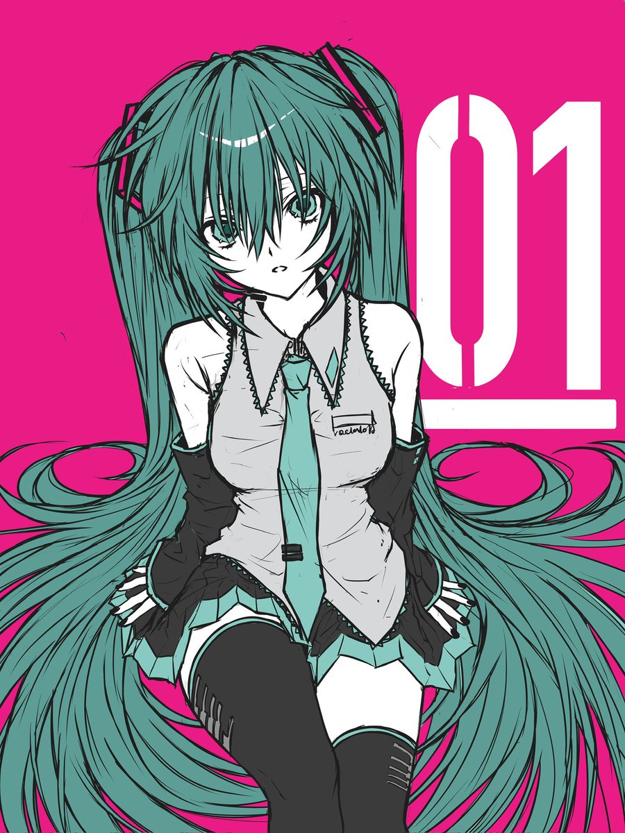 saknyangko's tweet photo. #初音ミク https://t.co/06KdqVtHcX