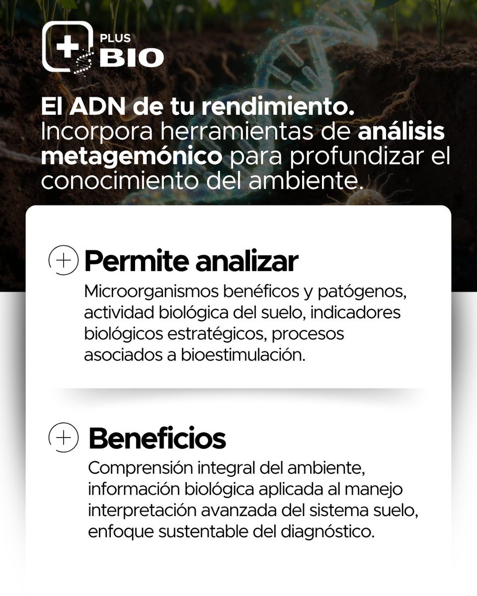 Easyagroap's tweet photo. Si sos de los productores que siempre van por más, te presentamos los complementos plus.

Cada ambiente presenta desafíos distintos y las decisiones más eficientes nacen de un diagnóstico más profundo. https://t.co/BYLPuzKKv7