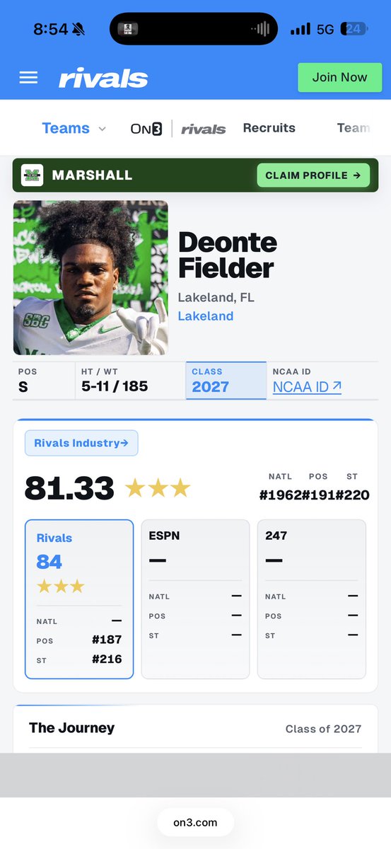 Deonte “uno1️⃣” Fielder 3⭐️ tweet media