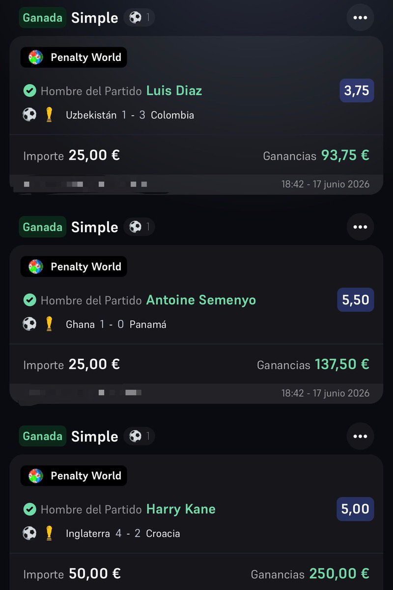 Cheti365's tweet photo. MVP MUNDIAL ‼️

⚠️ Mi formato. Nos hemos llevado todo esto en dos días haciendo un 5/7 con cuotas muy altas, hoy hay varios muy claros 👀

Los dejo abajo completamente gratis 👇🏻 https://t.co/owqn7oMT0T