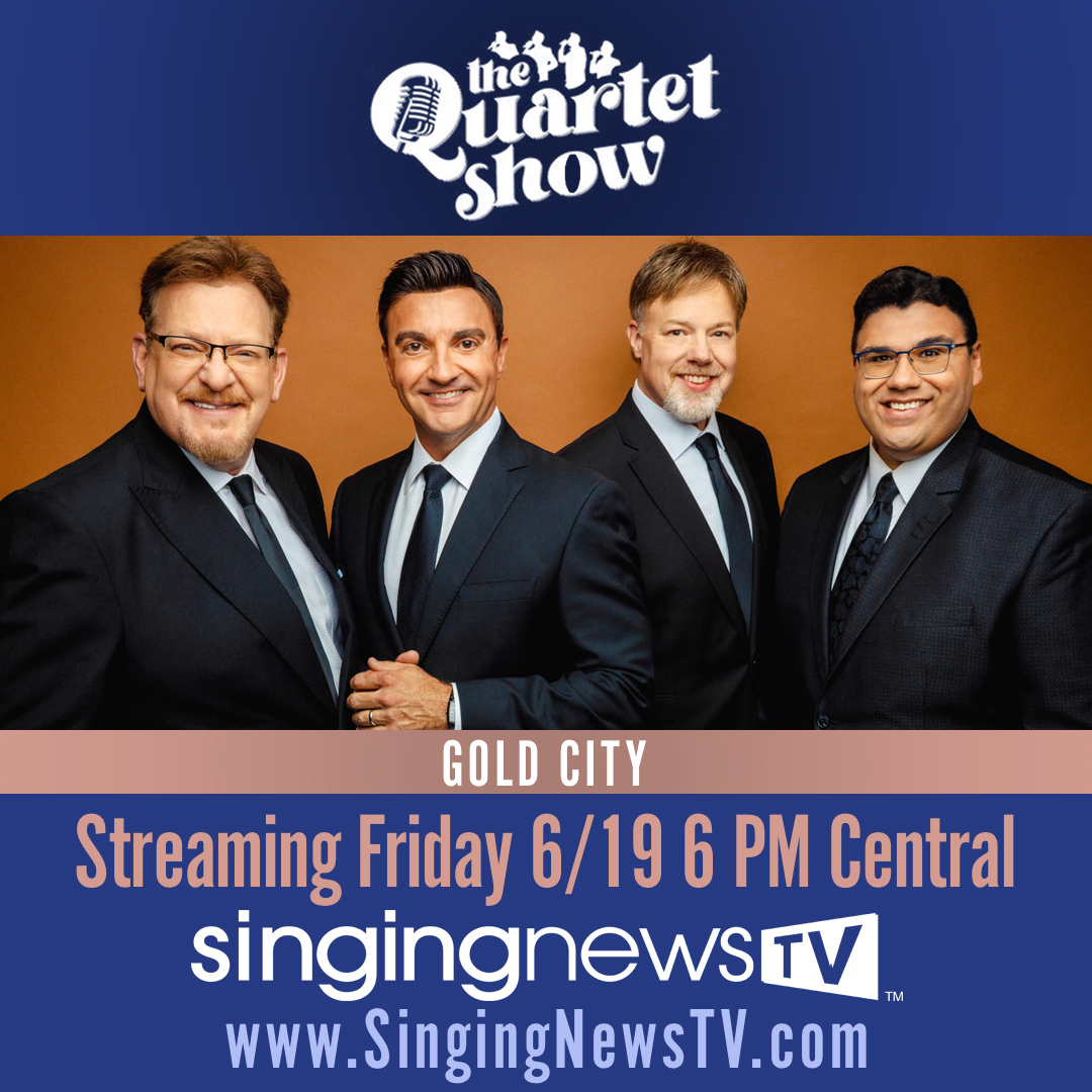 singingnews's tweet photo. 🎶 TONIGHT on SNTV!

The Quartet Show streams LIVE from Memphis at 6 PM CT featuring Blackwood Brothers, Gold City, Ronnie Booth &amp; The Blackwood Brothers, and Mark Trammell Quartet.

Then tune in tomorrow at 1 PM CT for The Inspirations!

Watch: https://t.co/cBYaXRsUv1 https://t.co/TkE1HIdgfU