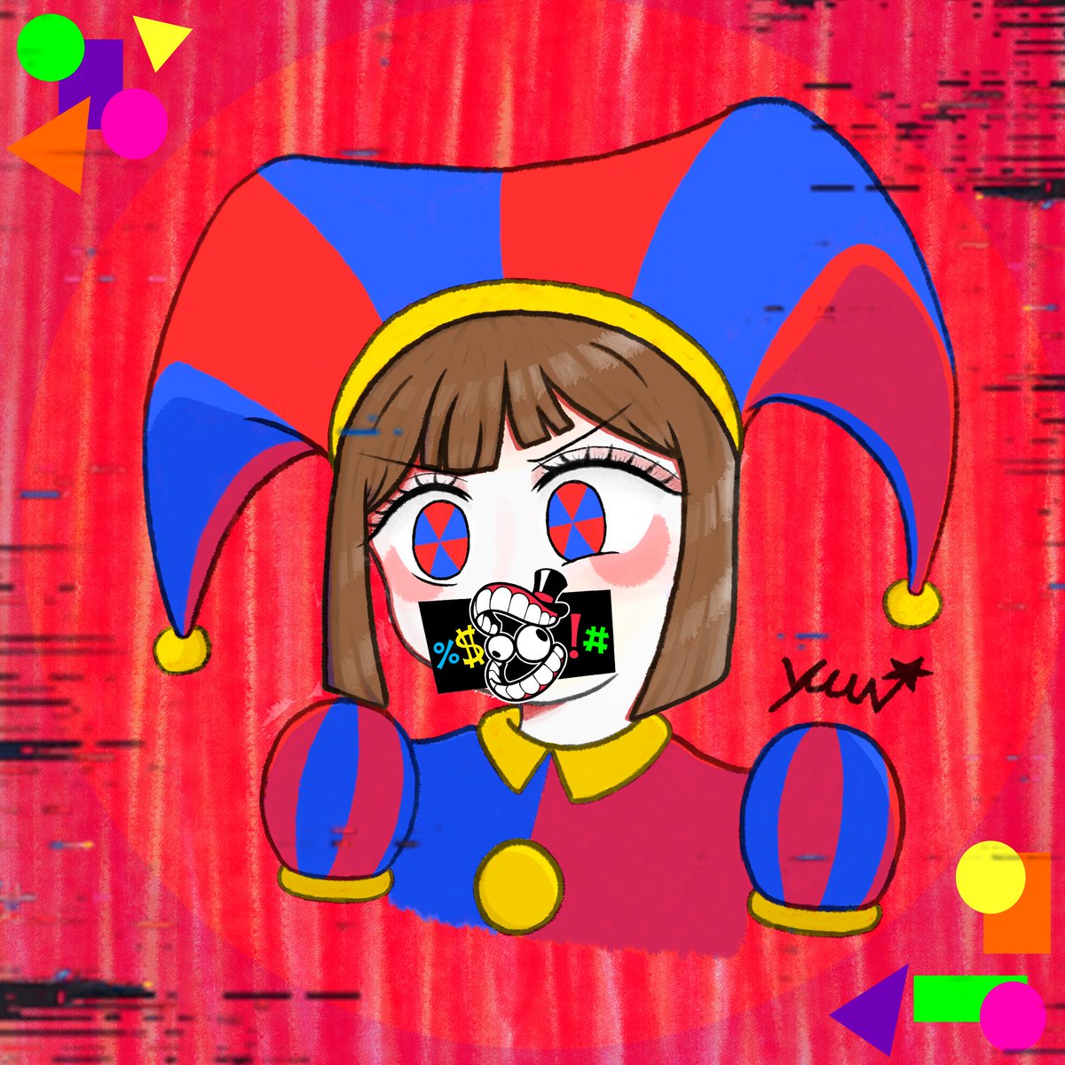 YunSnow4's tweet photo. arte finalizada no dia 19 de junho, dia do último episódio da série, vou sentir muitas saudades 😢 #theamazingdigitalcircus #pomni https://t.co/BBQSyLXTz8