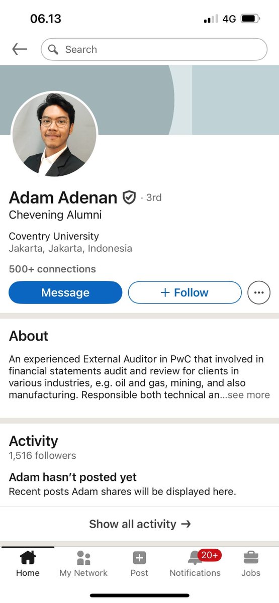 agngw_'s tweet photo. LinkedIn mereka gaes https://t.co/tDPBsNVGP6