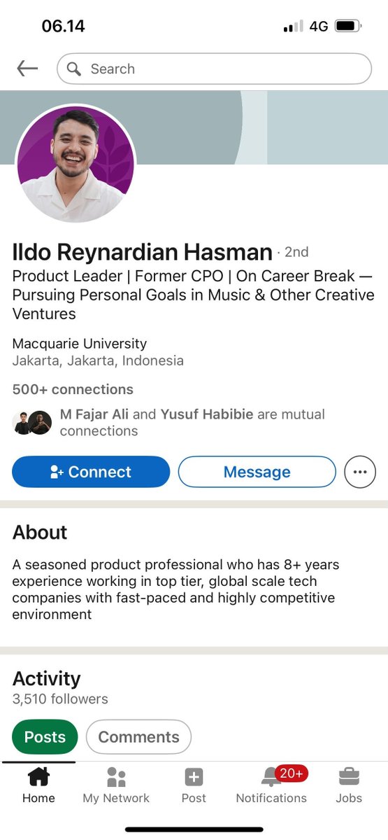 agngw_'s tweet photo. LinkedIn mereka gaes https://t.co/tDPBsNVGP6